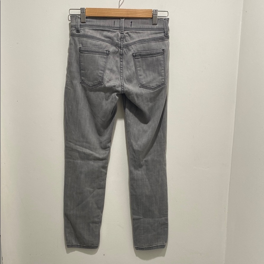 Free People Skinny Ankle Jeans Gray Wash Women’s Size 26 Denim Bin P - Picture 4 of 5